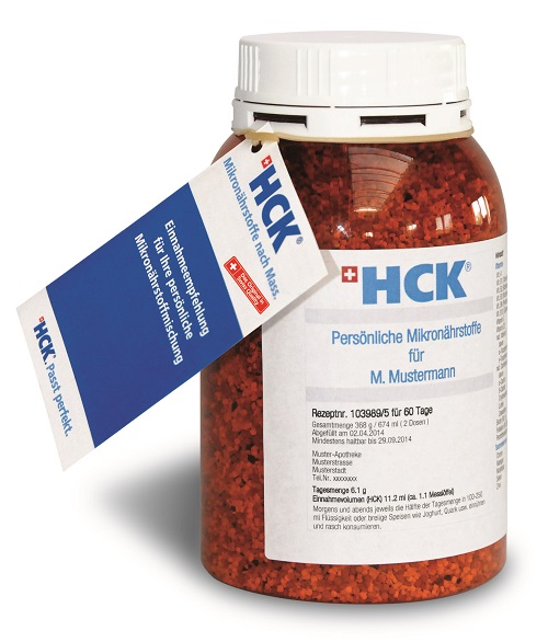 Swiss Made – HCK® – Mikronährstoffe nach Mass.